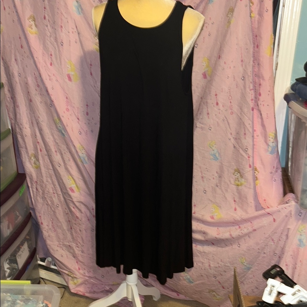 HP🎊Old Navy Black Sleeveless Scoop Neck Sundress